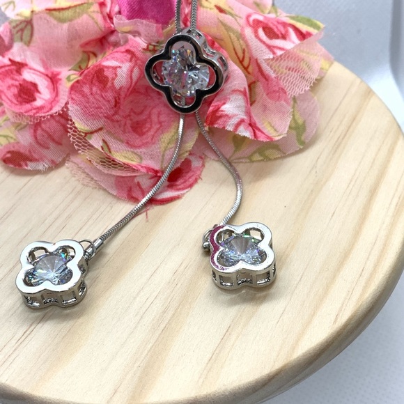 Big Crystal Long Necklace - Picture 3 of 5